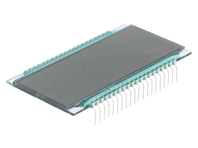 Display: LCD; 7-segment; STN Positive; A.cijfers: 4; -20÷70°C Display: LCD; 7-segment; STN Positive; A.cijfers: 4; -20÷70°C